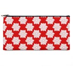 Christmas Snowflakes Background Pattern Pencil Case