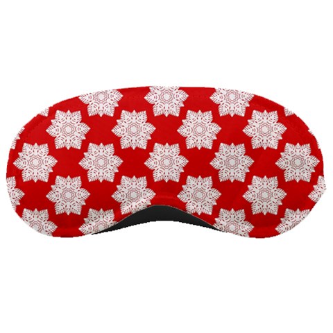 Christmas Snowflakes Background Pattern Sleep Mask from ArtsNow.com Front