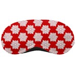 Christmas Snowflakes Background Pattern Sleep Mask