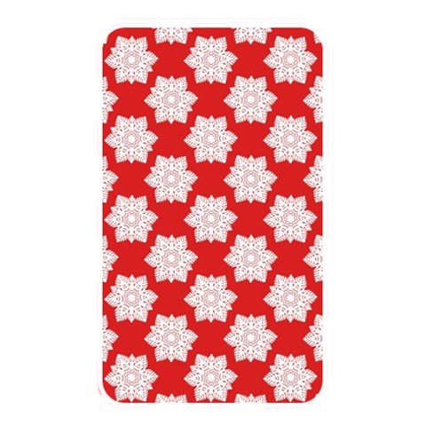 Christmas Snowflakes Background Pattern Memory Card Reader (Rectangular) from ArtsNow.com Front