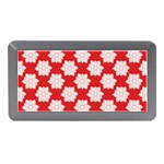 Christmas Snowflakes Background Pattern Memory Card Reader (Mini)