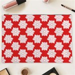 Christmas Snowflakes Background Pattern Cosmetic Bag (XXL)