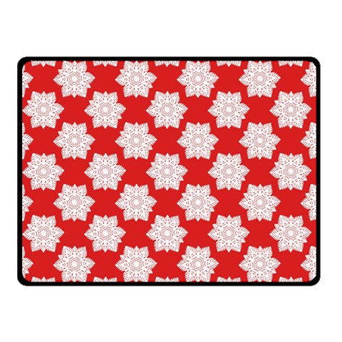 Christmas Snowflakes Background Pattern Two Sides Fleece Blanket (Small) from ArtsNow.com 45 x34  Blanket Front
