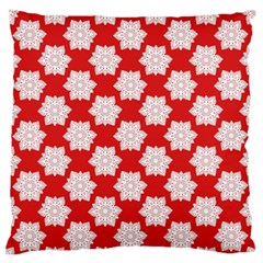 Christmas Snowflakes Background Pattern Standard Premium Plush Fleece Cushion Case (Two Sides) from ArtsNow.com Front