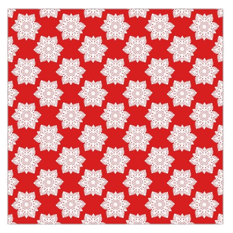 Christmas Snowflakes Background Pattern Square Satin Scarf (36  x 36 ) from ArtsNow.com Front