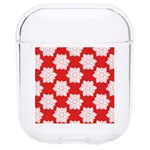 Christmas Snowflakes Background Pattern Hard PC AirPods 1/2 Case
