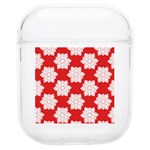Christmas Snowflakes Background Pattern Soft TPU AirPods 1/2 Case