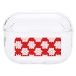 Christmas Snowflakes Background Pattern Hard PC AirPods Pro Case