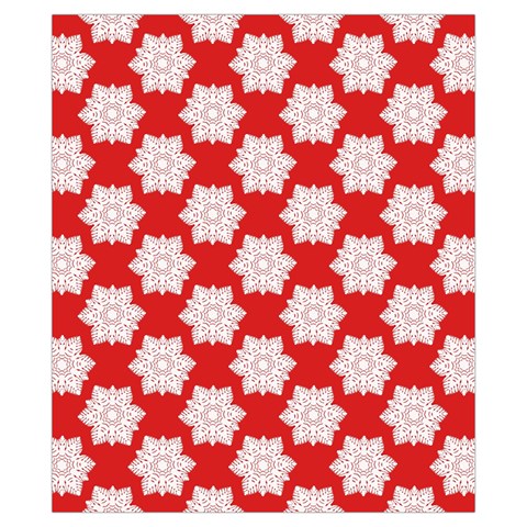 Christmas Snowflakes Background Pattern Drawstring Pouch (XS) from ArtsNow.com Front