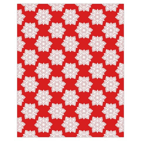 Christmas Snowflakes Background Pattern Drawstring Pouch (XL) from ArtsNow.com Back