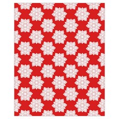 Christmas Snowflakes Background Pattern Drawstring Pouch (XL) from ArtsNow.com Back