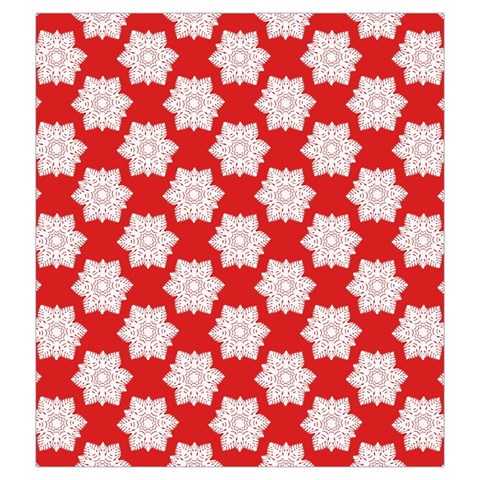 Christmas Snowflakes Background Pattern Drawstring Pouch (2XL) from ArtsNow.com Front