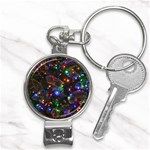 Christmas Lights Nail Clippers Key Chain