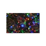 Christmas Lights Sticker (Rectangular)