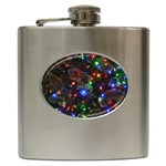 Christmas Lights Hip Flask (6 oz)