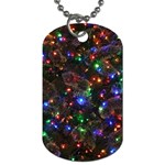 Christmas Lights Dog Tag (Two Sides)