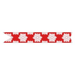 Christmas Snowflakes Background Pattern Midi Wrap Pencil Skirt from ArtsNow.com Hem
