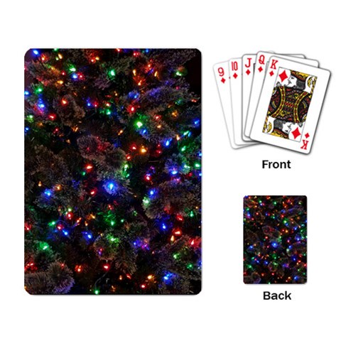 Christmas Lights Playing Cards Single Design (Rectangle) from ArtsNow.com Back