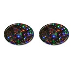 Christmas Lights Cufflinks (Oval)