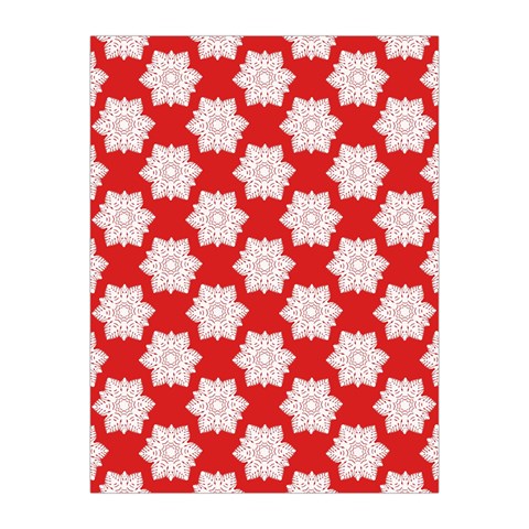 Christmas Snowflakes Background Pattern Medium Tapestry from ArtsNow.com Front
