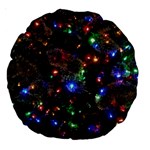 Christmas Lights Large 18  Premium Round Cushions