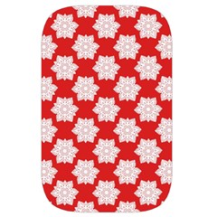 Christmas Snowflakes Background Pattern Waist Pouch (Small) from ArtsNow.com Back