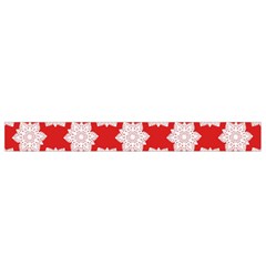 Christmas Snowflakes Background Pattern Waist Pouch (Small) from ArtsNow.com Bottom