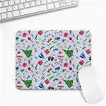 New Year Christmas Winter Pattern Small Mousepad