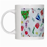 New Year Christmas Winter Pattern White Mug