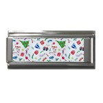 New Year Christmas Winter Pattern Superlink Italian Charm (9mm)