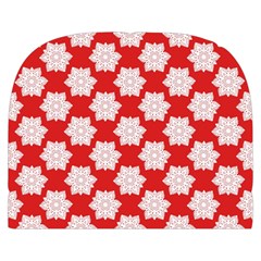 Christmas Snowflakes Background Pattern Make Up Case (Small) from ArtsNow.com Back