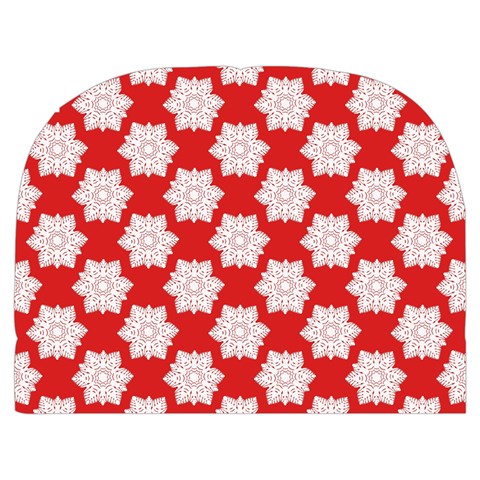 Christmas Snowflakes Background Pattern Make Up Case (Medium) from ArtsNow.com Front