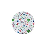 New Year Christmas Winter Pattern Golf Ball Marker (4 pack)