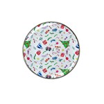 New Year Christmas Winter Pattern Hat Clip Ball Marker (10 pack)