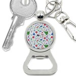 New Year Christmas Winter Pattern Bottle Opener Key Chain