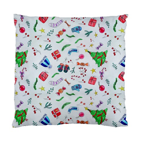 New Year Christmas Winter Pattern Standard Cushion Case (Two Sides) from ArtsNow.com Front