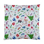 New Year Christmas Winter Pattern Standard Cushion Case (Two Sides)