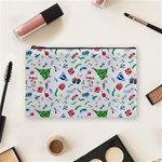 New Year Christmas Winter Pattern Cosmetic Bag (Medium)
