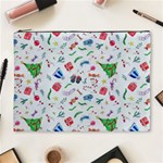 New Year Christmas Winter Pattern Cosmetic Bag (XL)