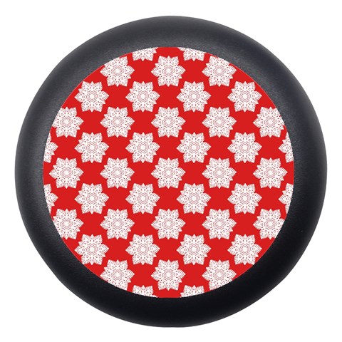 Christmas Snowflakes Background Pattern Dento Box with Mirror from ArtsNow.com Front