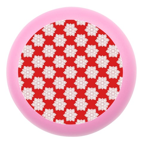 Christmas Snowflakes Background Pattern Dento Box with Mirror from ArtsNow.com Front