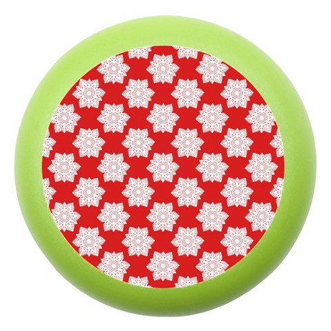 Christmas Snowflakes Background Pattern Dento Box with Mirror from ArtsNow.com Front