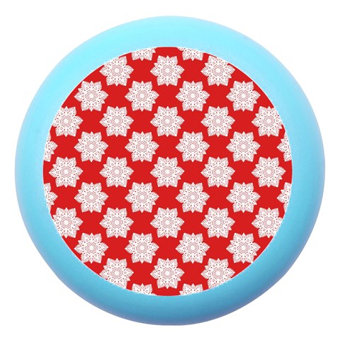 Christmas Snowflakes Background Pattern Dento Box with Mirror from ArtsNow.com Front