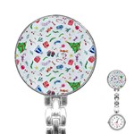 New Year Christmas Winter Pattern Stainless Steel Nurses Watch