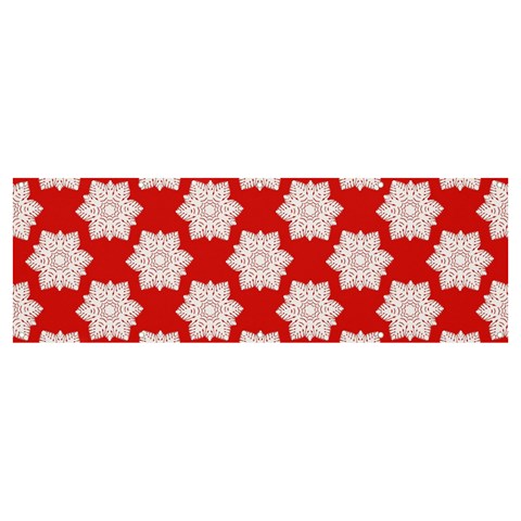 Christmas Snowflakes Background Pattern Banner and Sign 12  x 4  from ArtsNow.com Front