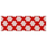 Christmas Snowflakes Background Pattern Banner and Sign 12  x 4 
