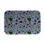 New Year Christmas Winter Pattern Open Lid Metal Box (Silver)  