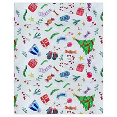 New Year Christmas Winter Pattern Drawstring Pouch (XL) from ArtsNow.com Front