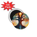 Tree Cosmic Spiritual Meditation 1.75  Magnets (100 pack) 