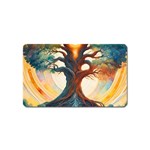 Tree Cosmic Spiritual Meditation Magnet (Name Card)